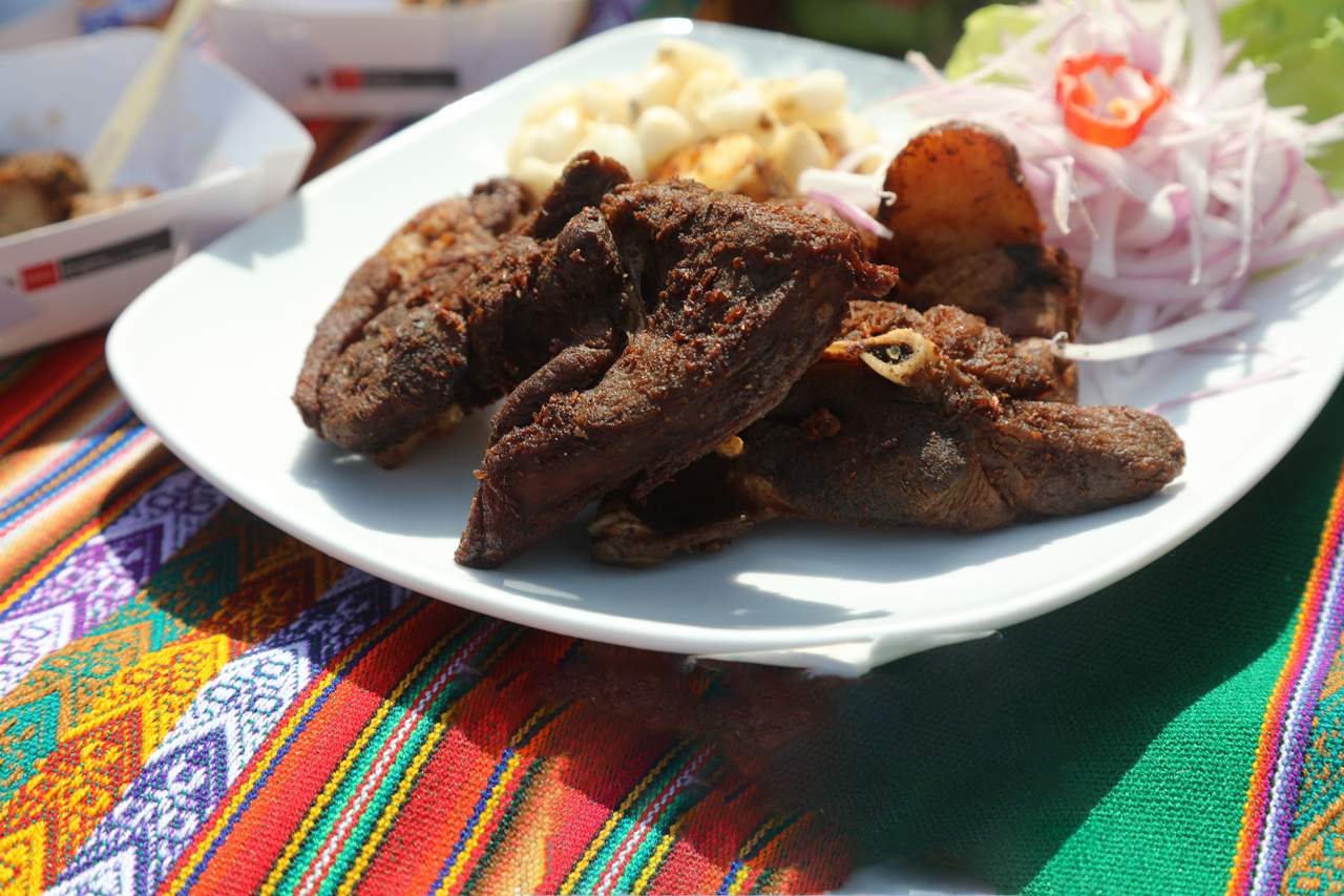 Chicharrón de alpaca