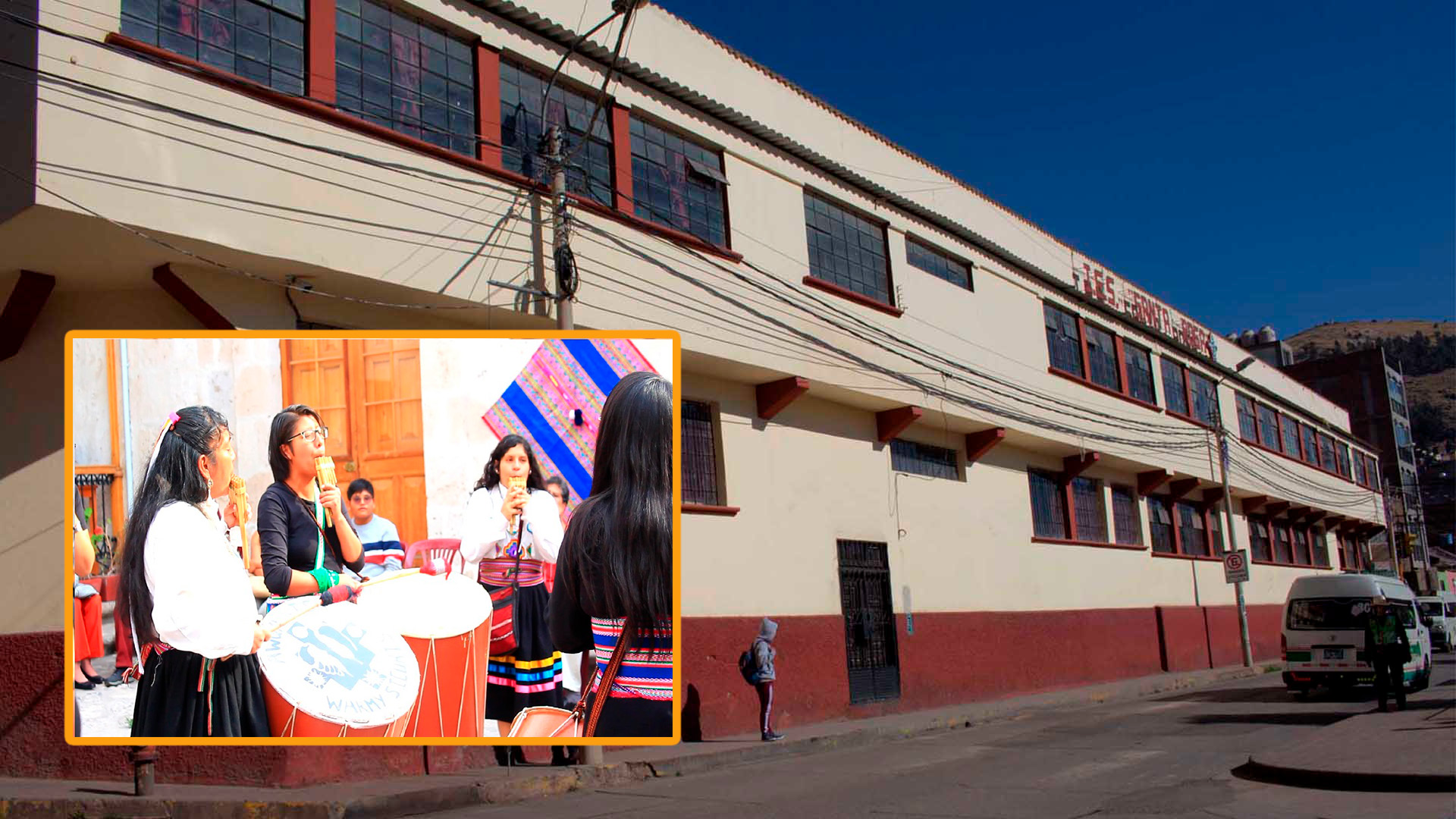 Destacado Taller de Sikuris Femenino se presentó en el 95 Aniversario de la IES Santa Rosa de Puno