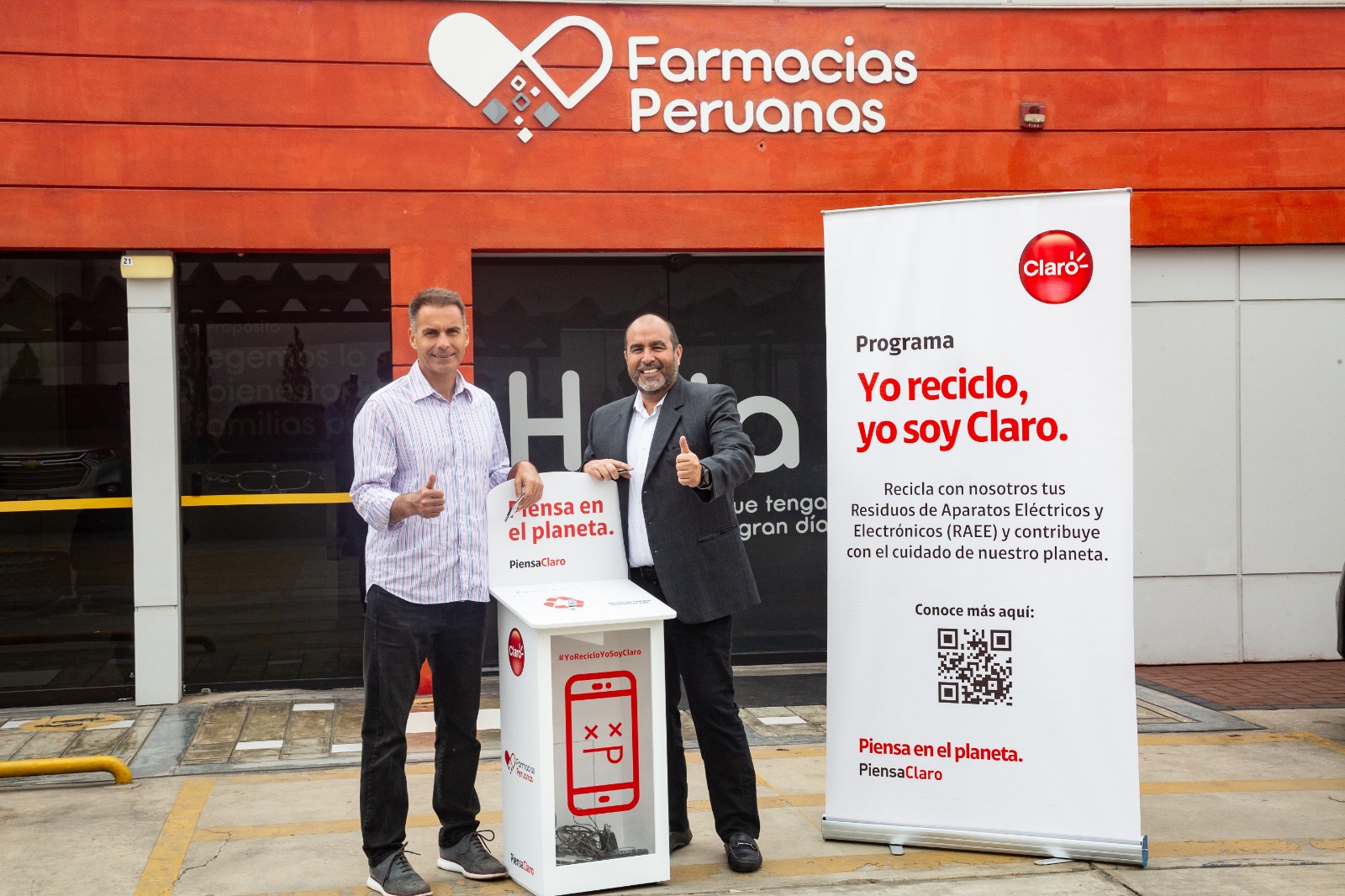 InRetail Pharma y Claro se unen para impulsar el reciclaje de Residuos de Aparatos Eléctricos y Electrónicos en el Perú
