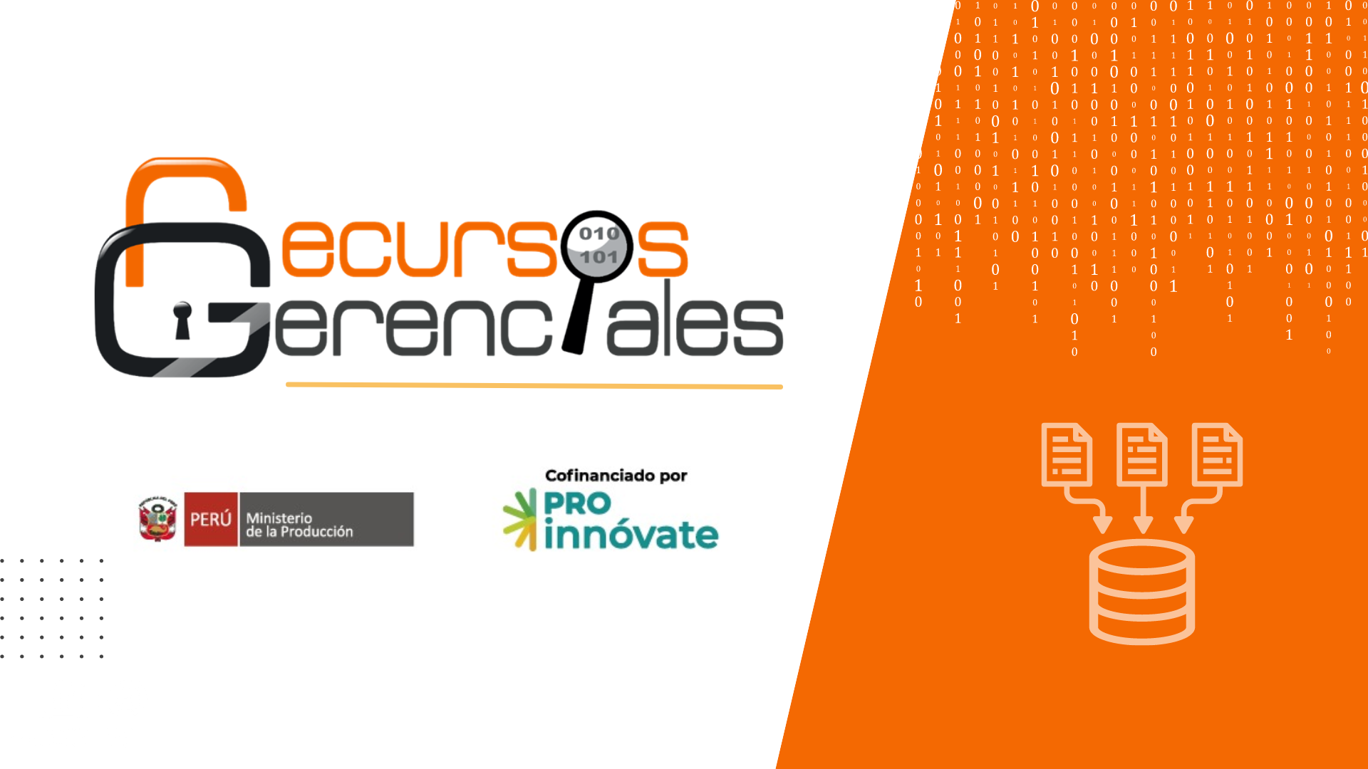 Recursos Gerenciales & Tecnología SAC agradece a PROINNOVATE por su invaluable apoyo en el desarrollo de un sistema de...