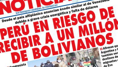 Perú en riesgo de recibir a bolivianos