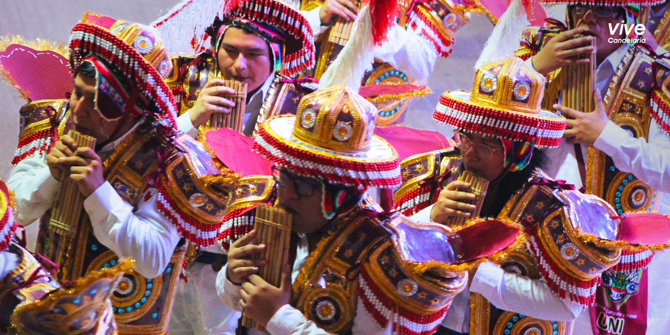 Presentación del Conjunto de Zampoñas y Danzas de la UNI en el Homenaje a Puno en la Asociación Cultural Brisas del Titicaca.