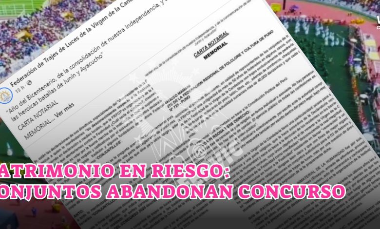 Danzarines de trajes de luces durante la Festividad de la Virgen de la Candelaria en Puno.
