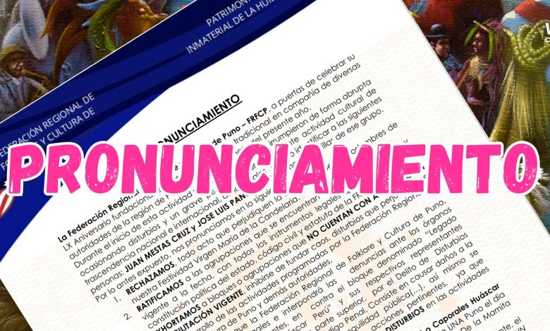 Pronunciamiento de la FRFCP tras disturbios en el 60.º aniversario.