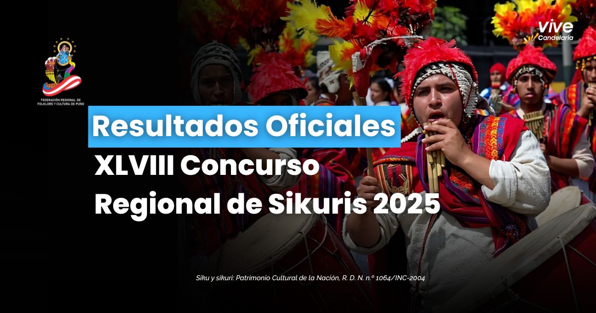 Resultados oficiales del XLVIII Concurso Regional de Sikuris 2025