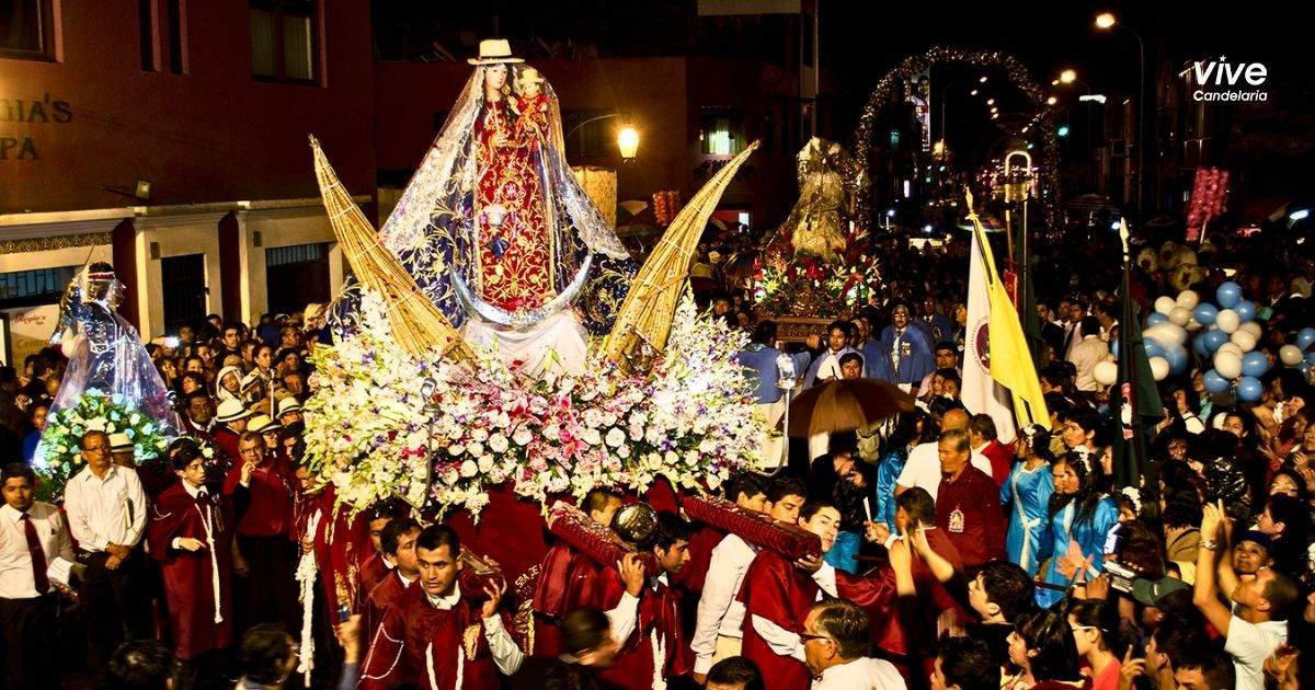 Peregrinación de la Virgen Candelaria congregó a fieles