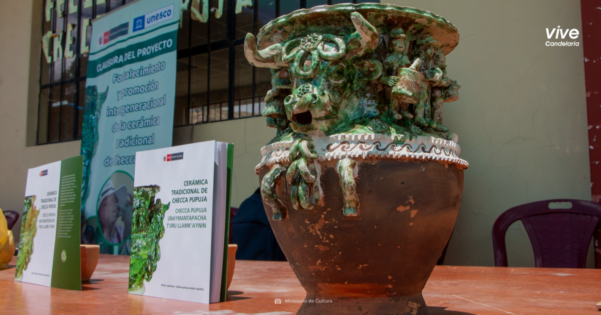Ministerio de Cultura y UNESCO Perú fomentan los conocimientos cerámicos de Checca Pupuja en escuelas de Puno