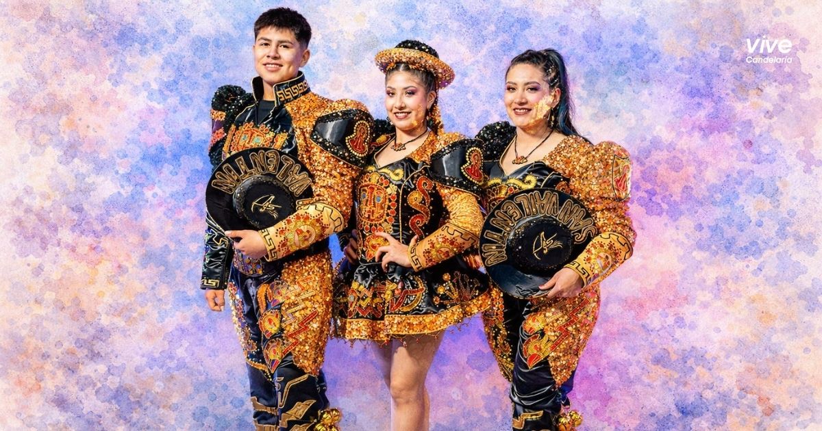 Caporales San Valentín presenta su nuevo traje rumbo a la Candelaria y celebra 27 años