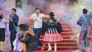 Carnaval de Puno en el Palacio de Gobierno