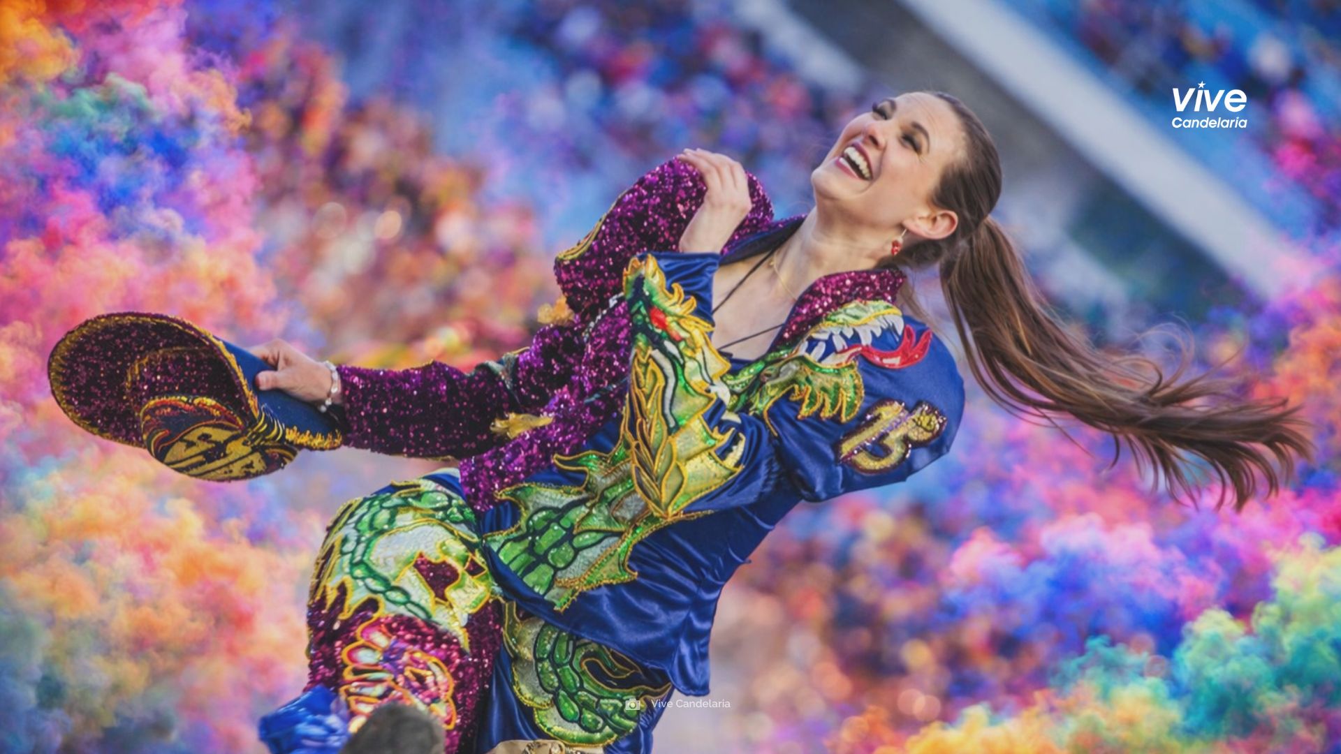 Emilia Drago en la festividad de la Candelaria 2026