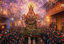 Fieles de la Virgen de la Candelaria