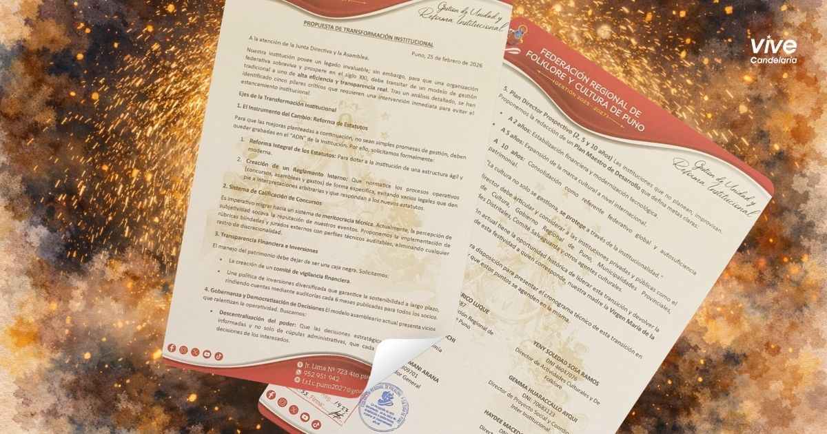 Impulsan reforma para fortalecer la Federación de Folklore de Puno