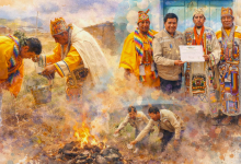 DDC Puno participa en ceremonia ancestral por el equilibrio con la Pachamama y la transmisión de saberes