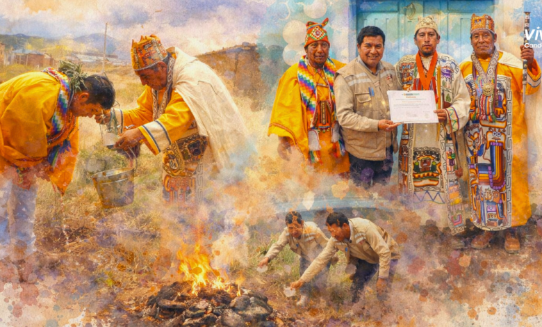 DDC Puno participa en ceremonia ancestral por el equilibrio con la Pachamama y la transmisión de saberes