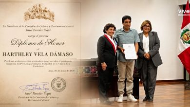 Congreso de la República reconoce a Harthley Vela por impulsar la preservación y difusión de la Festividad de la Virgen de la Candelaria