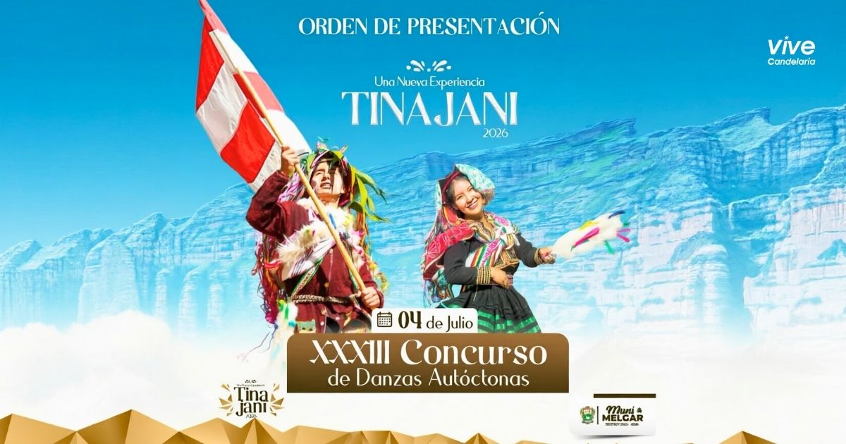 Tinajani será el escenario del XXXIII Concurso de Danzas Autótonas 2026