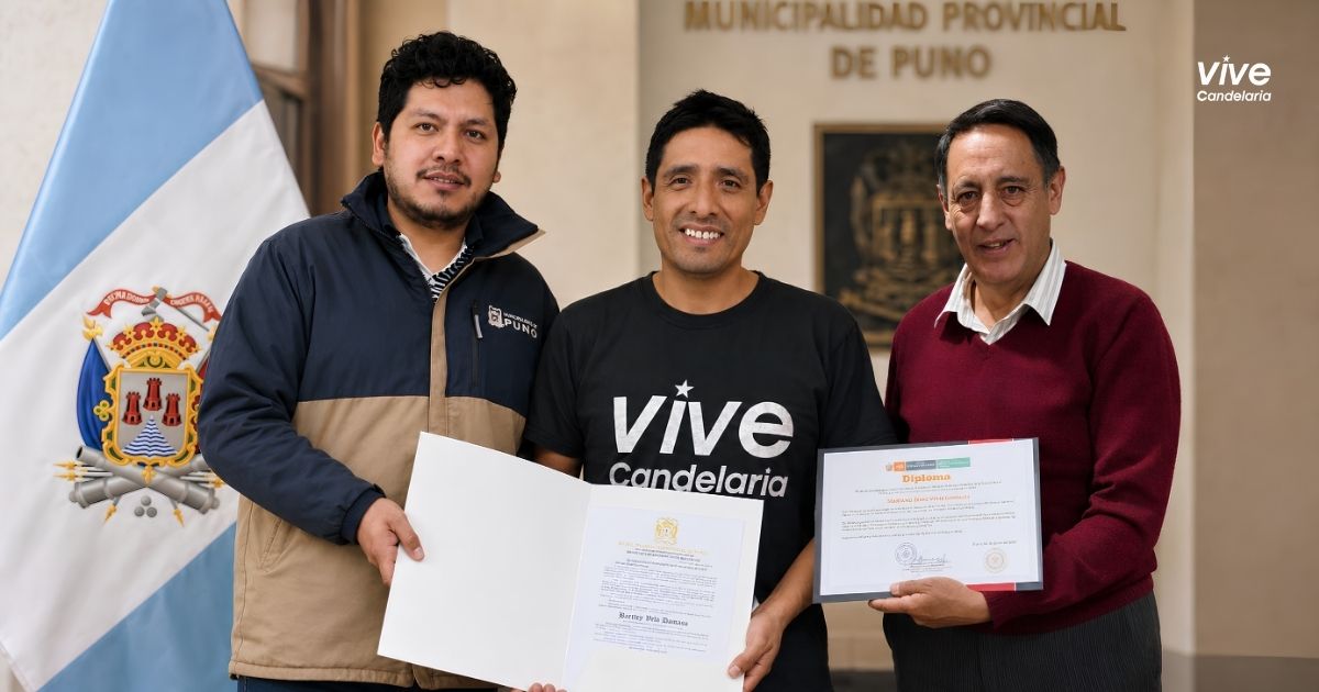 Vive Candelaria consolida su aporte cultural con reconocimientos de la Municipalidad de Puno y el Ministerio de Cultura