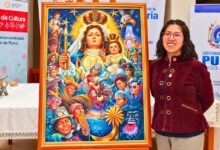 Candelaria 2027 ya tiene afiche oficial: Yadini Ochoa recibe el primer premio en Puno